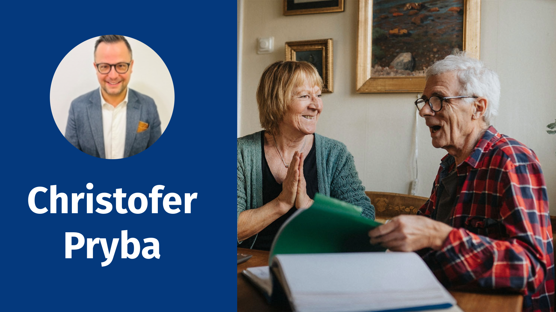 Christofer om: att vara företagsrådgivare i frågor om liv och pension