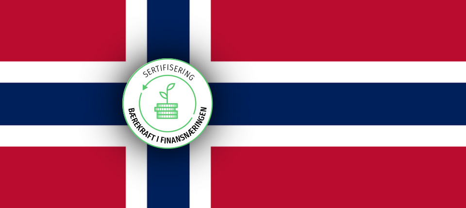 Certifiering - hållbarhet i finansbranschen finns nu på norska